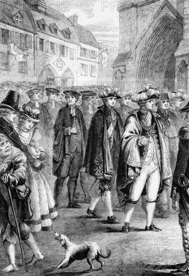 Procession of the Estates (Tiers Etat), the common people. They were part of the General Assembly