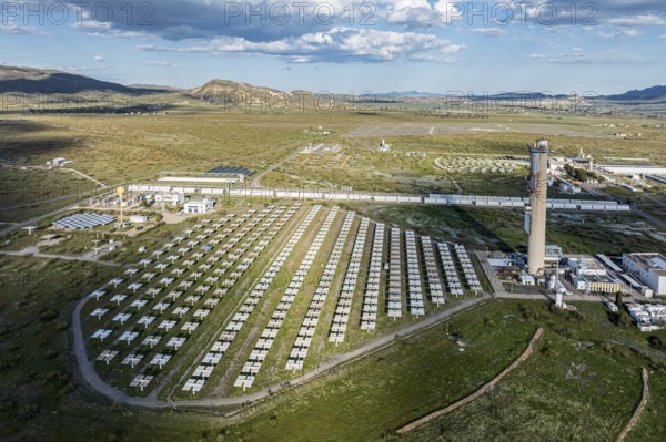 Plataforma Solar de Almaria, solar park, research facility in the Tabernas desert, Andalusia,