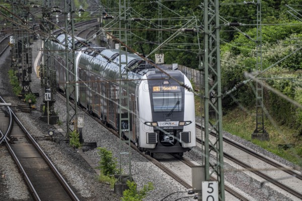 RE11, RRX, Rhein-Ruhr-Express, Regional Express, by National Express, train on the line between