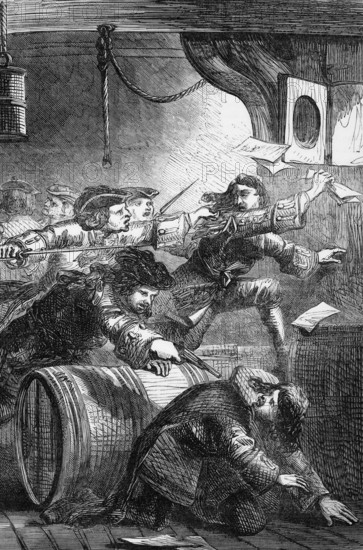 The arrest of the Jacobites after the Battle of the Boyne in July 1690, England, digital