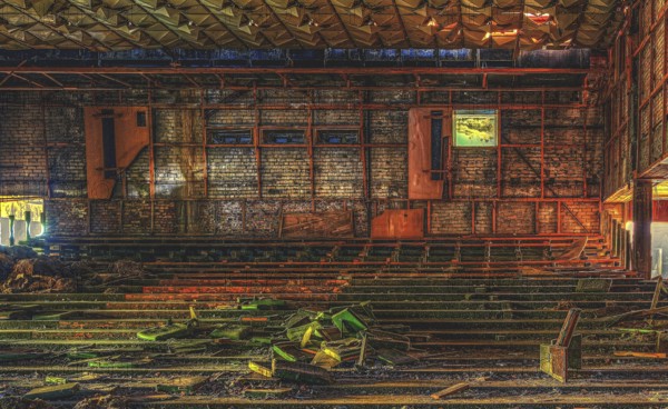 Theatre, House of Culture Energetyk, Lost Place, Prypyat, Chernobyl exclusion zone, Ukraine,