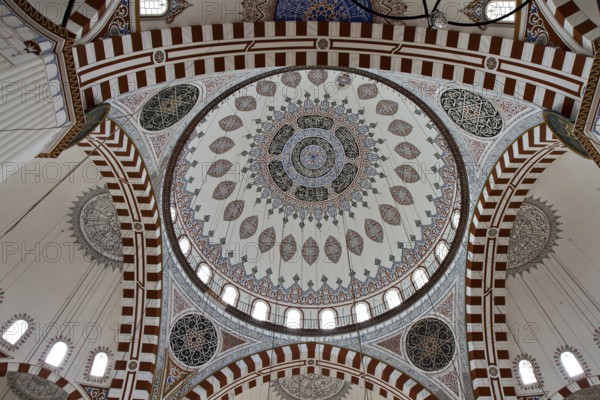 Dome of the Sehzade Mosque, Istanbul, Turkey Istanbul, Turkey, Asia