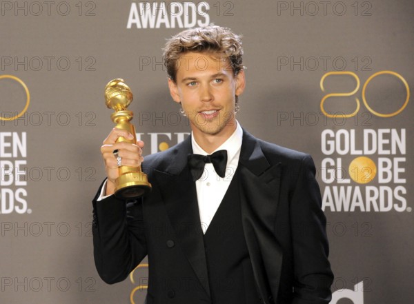 Austin Butler at the 80th Annual Golden Globe Awards held at the Beverly Hilton Hotel in Beverly