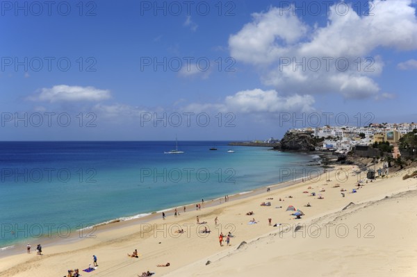 Dune on the beach, Morro Jable, Playa del Matorral, Jandia Peninsula, Fuerteventura, Canary