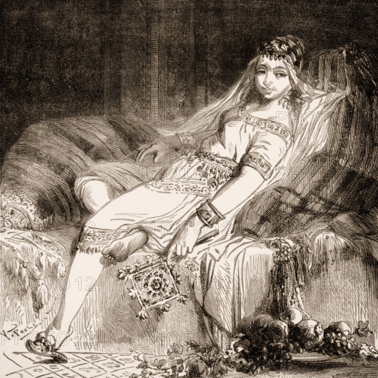 Pasque de Riveri or Madame la Patriarchesse, the concubine of Heraclius or Eraclius, Latin