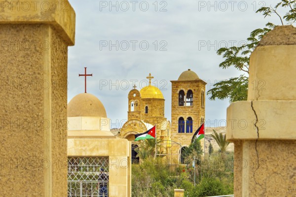 Qasr el Yahud. Place of the Baptism of Jesus Christ on the Jordan River in Israel - Bethabara.