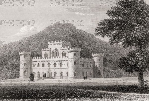Inveraray Castle, Inveraray county of Argyll, Scotland, 19th century, from Modern Athens by Th. H.