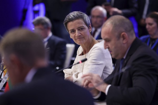 Sofia, Bulgaria - 9 July, 2021: Executive Vice President of the European Commission Margrethe