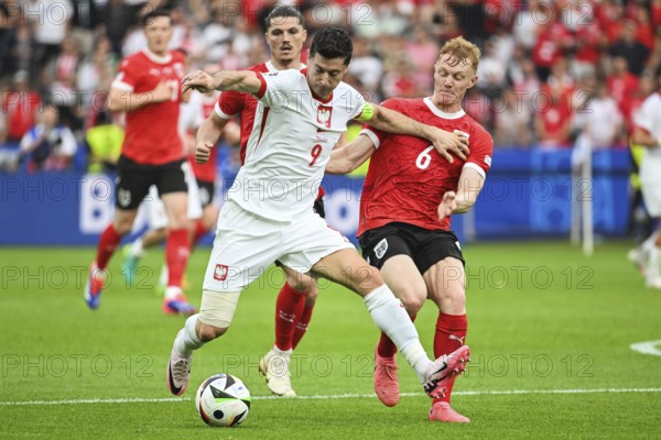 BERLIN, GERMANY - JUNE 21, 2024: Euro 2024 Groupe D match Poland vs Austria 1:3. In action Robert