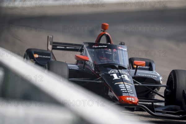 SANTINO FERRUCCI (14) of Woodbury, Connecticut practices for the Hy-Vee Homefront 250 at Iowa
