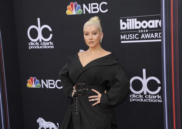 Christina Aguilera at the 2018 Billboard Music Awards held at the MGM Grand Garden Arena in Las