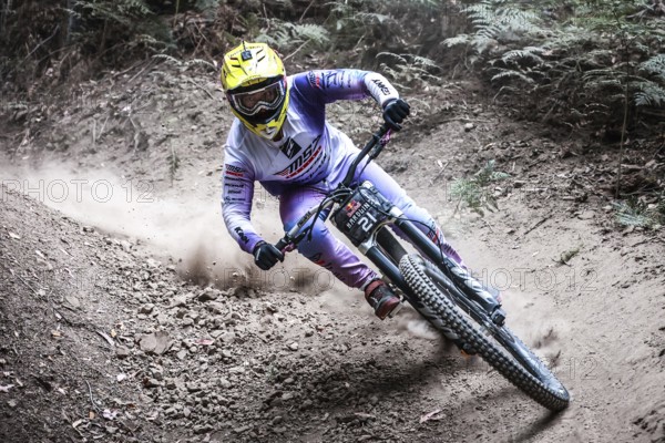 MAYDENA, AUSTRALIA - FEBRUARY 08: Sebastian HOLGUIN of Colombia competes in final practice before