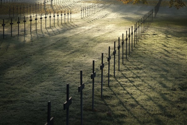 German WW1 national war cemetery at Neuville Saint-Vaast in France. It is the largest German