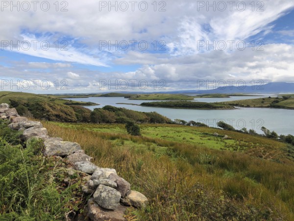 Amazing scenery on Dingle Peninsula, Ireland.The Dingle Peninsula, on Ireland's southwest Atlantic