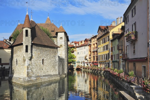 The picturesque medieval prison in the old French resort town of Annecy. Today it is a museum. The
