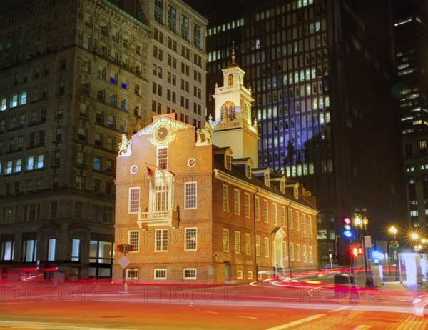 Boston Old State House buiding in Massachusetts USA