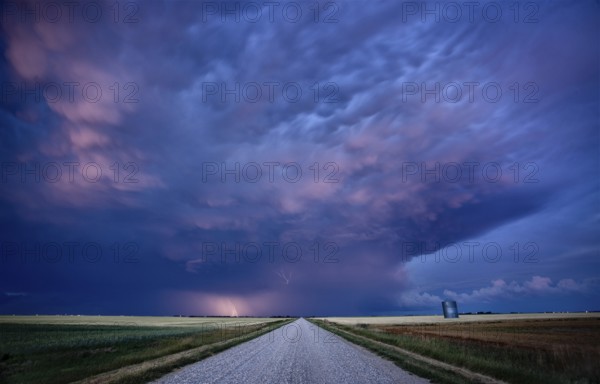 Storm Clouds Canada warning ominous skies Saskatchewan