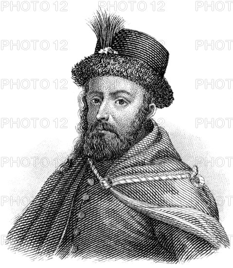 Portrait of György Rákóczi II, 1621 - 1660, a Hungarian nobleman, Prince of Transylvania, Portrait