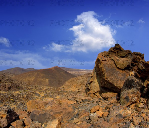 Canary islands in Tenerife Teide National Park mountain volcanic rocks