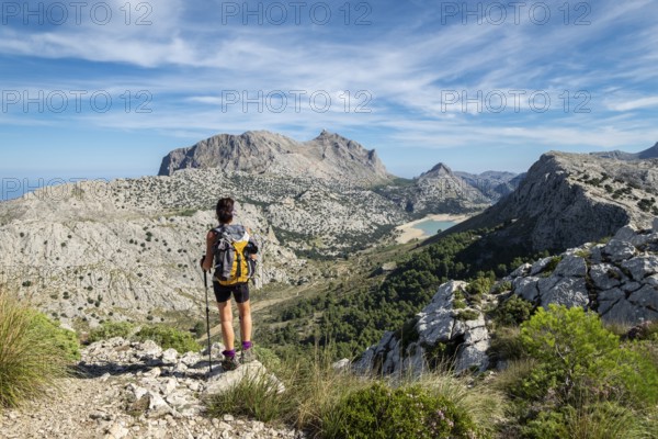 Escursion de los tres miles, Paraje natural de la Serra de Tramuntana, Mallorca, balearic islands,