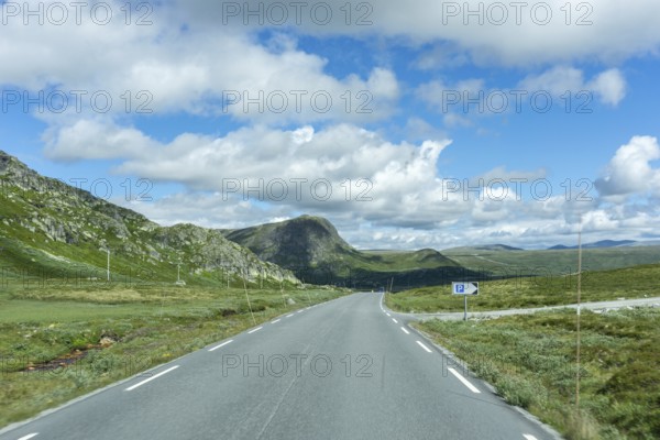 Fascinating natural landscape in Jotunheimen in the summertime in Norway. Great natural landscape