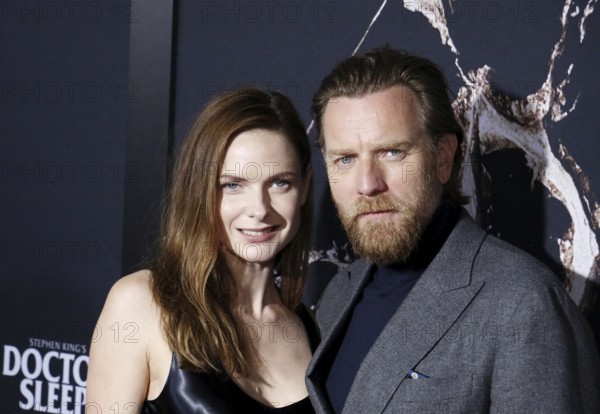 Ewan McGregor and Rebecca Ferguson at the Los Angeles premiere of 'Doctor Sleep' held at the