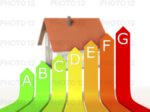 An image of a nice model house with energy rating
