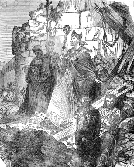 Augustine of Canterbury, 6th century, a Benedictine monk, the first Archbishop of Canterbury,