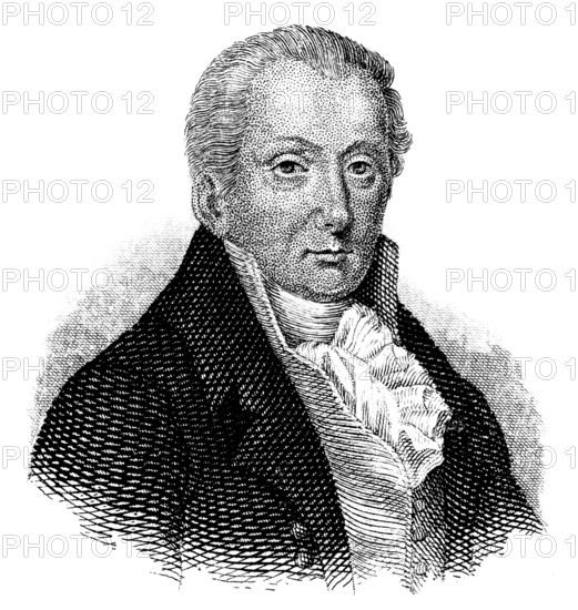 Portrait of Moritz August von Thuemmel, 1738 - 1817, a German writer, Portrait von Moritz August