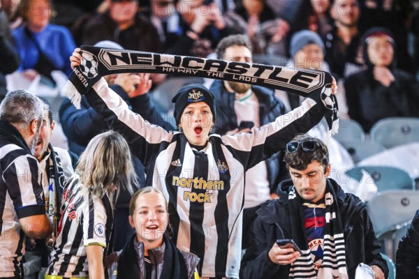MELBOURNE, AUSTRALIA, MAY 22: Fans before Tottenham Hotspur play Newcastle United during the Global