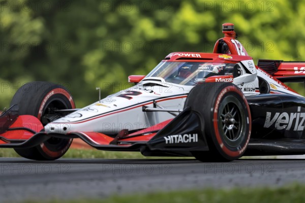 WILL POWER (12) of Toowoomba, Australia practices for the Honda Indy 200 at Mid-Ohio Sports Car
