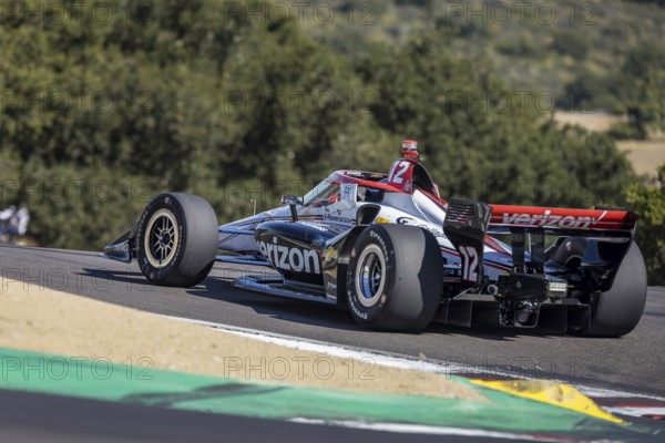 WILL POWER (12) of Toowoomba, Australia practices for the Firestone Grand Prix of Monterey at