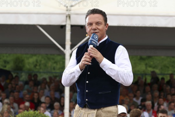 Stefan Mross (singer / presenter / entertainer) on the ARD TV programme Immer wieder sonntags,