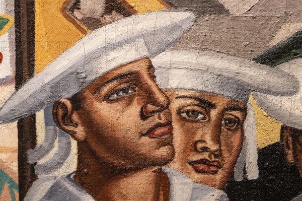 Maruja Mallo, The Fair (La verbena), 1927, oil on canvas, museo nacional centro de arte Reina