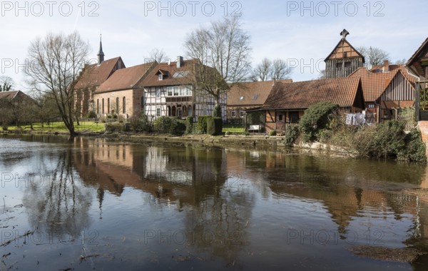 Wienhausen b Celle former Cistercian monastery 93927 Site east of the monastery right bell house