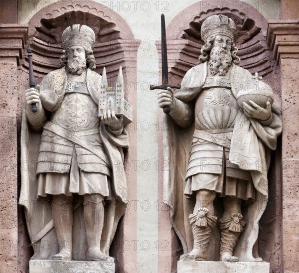Charles I or Charlemagne, 742-748, and his son Louis the Pious, 778-840, also called the Fair, and