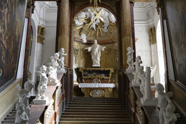 Interior view, Holy Stairs, Loreto Chapel, Minoritska 449, Brno, South Moravian Region, Czech