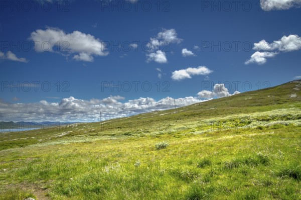 Fascinating natural landscape in Jotunheimen in the summertime in Norway. Great natural landscape