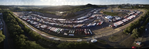 ADAC Truck Grand Prix 2022, Truckercamp. Nürburgring race track, Rhineland-Palatinate, Germany,