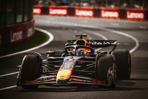 MELBOURNE, AUSTRALIA - MARCH 14: Max Verstappen of the Netherlands drives the Oracle Red Bull