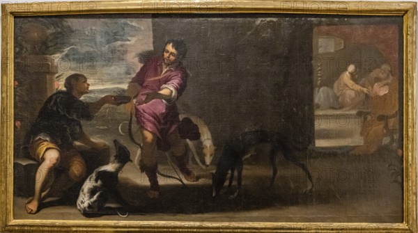 Jacob's blessing and sale of Esau's firstborn, oil on canvas, 17th century, Church of San