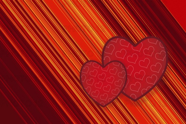 Elegant decorative heart pattern design for fabric, wallpaper, gift paper, banner, cover, poster,