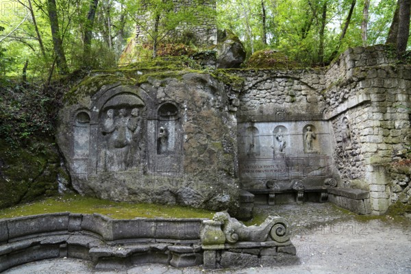 Sacro Bosco, Sacred Forest, Park of the Monsters, Parco dei Mostri, grotesque, monumental