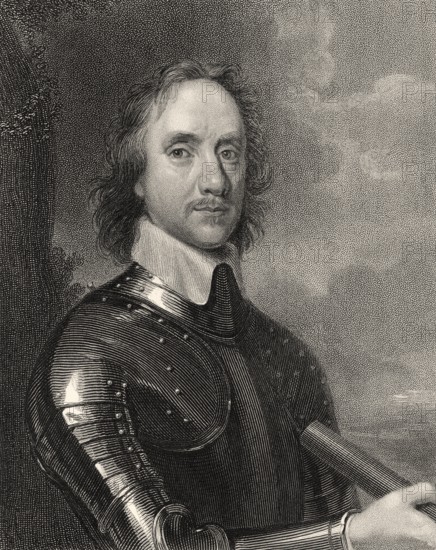 Oliver Cromwell, 1599-1658, Lordprotektor von England, Schottland und Irland, Befehlshaber der