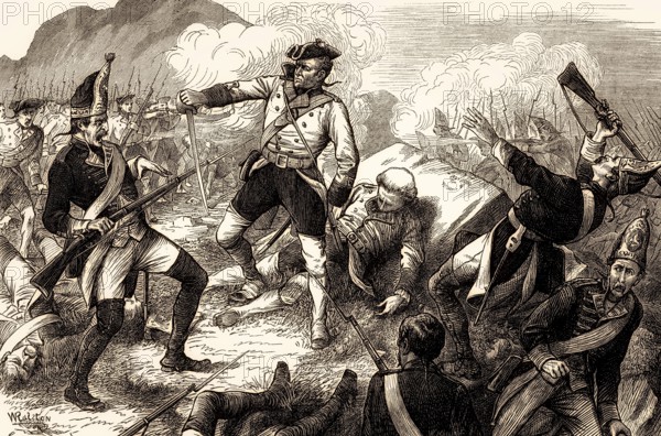 Bravery of Samuel Johnson, Capture of Belle Île, Seven Years' War, 1761, From British Battles on
