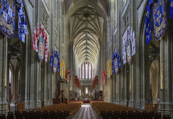 Sainte-Croix d'Orleans Cathedral in Gothic style, Orleans, Loiret department, Centre Val de Loire