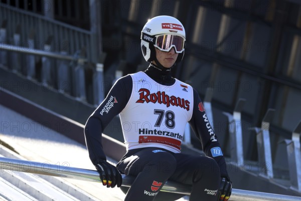 Simon Vöhringer (SC Hinterzarten) at the Alpencup Ski Jumping Hinterzarten 2024, Hinterzarten,