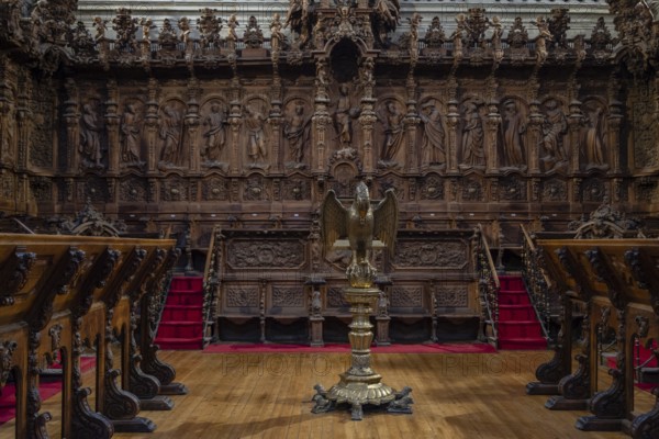 Coro, Catedral de la Asunción de la Virgen, Salamanca, comunidad autónoma de Castilla y León,