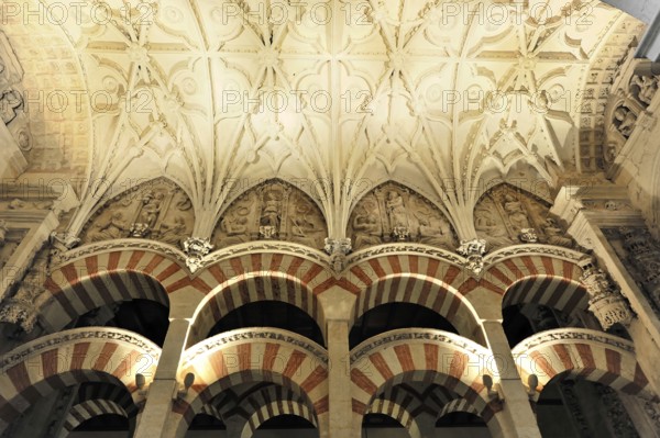 La Mezquita, Mosque, Cathedral of Cordoba, Cordoba, Andalusia, Spain, Europe, Magnificent Gothic