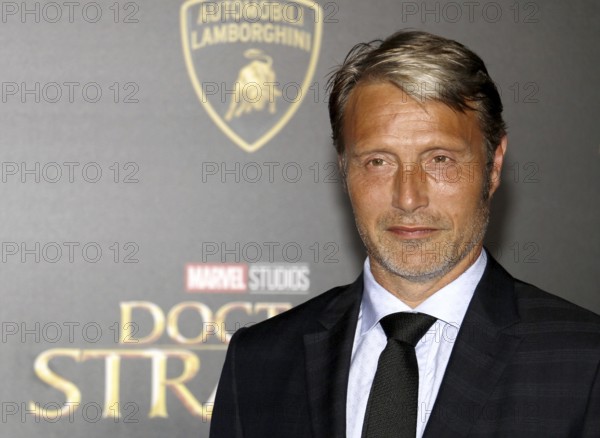 Mads Mikkelsen at the World premiere of 'Doctor Strange' held at the El Capitan Theatre in